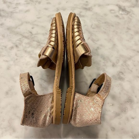 LizBet Mexican Huracha Buckle sandals, Metallic size 11 - Picture 6 of 6